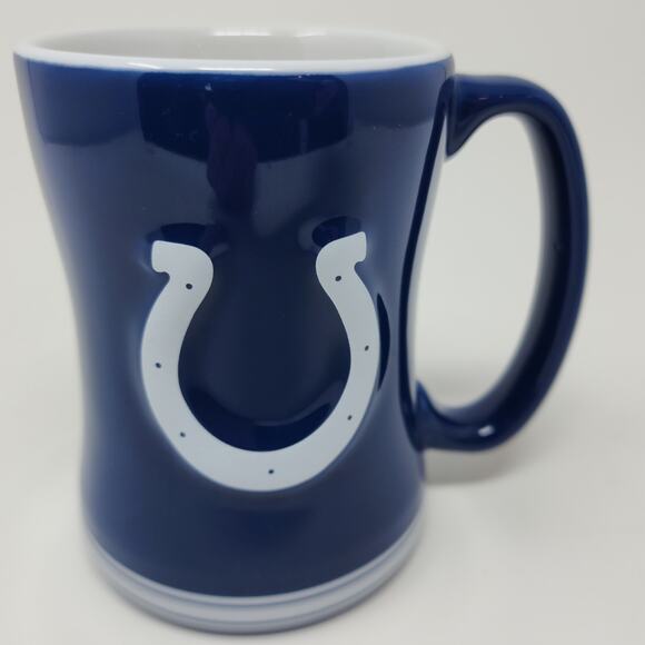 NFL Indianapolis Colts Mug 3D Ceramic Sculpted Coffee Cup 2015 Boelter Brand EUC - Picture 4 of 7